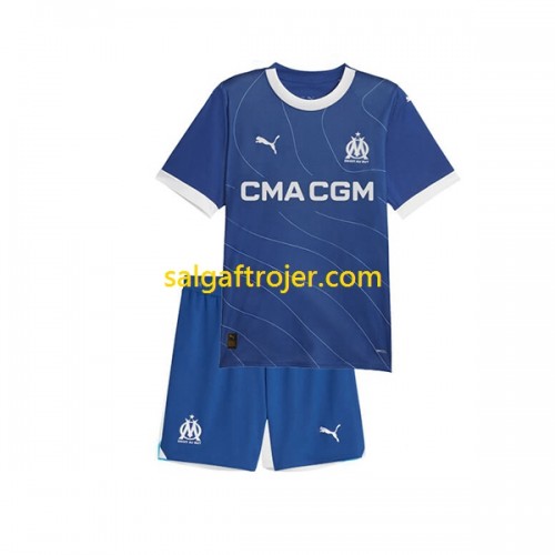 Olympique de Marseille Fodboldtrøjer Børn Udebanesæt 2023/24 Kort ærmer Olympique de Marseille Fodboldtrøjer Børn Udebanesæt 2023/24 Kort ærmer